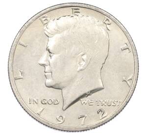 1/2 доллара (50 центов) 1972 года D США — Фото №1