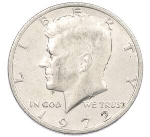 1/2 доллара (50 центов) 1972 года D США — Фото №1