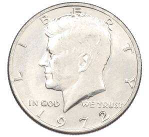 1/2 доллара (50 центов) 1972 года D США — Фото №1