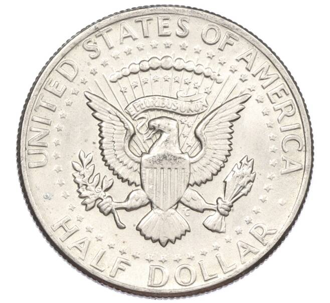 Монета 1/2 доллара (50 центов) 1972 года D США (Артикул: K10-8628) — Фото №2