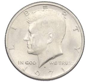 1/2 доллара (50 центов) 1971 года D США