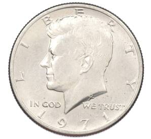 1/2 доллара (50 центов) 1971 года D США