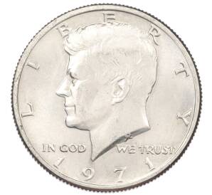 1/2 доллара (50 центов) 1971 года D США