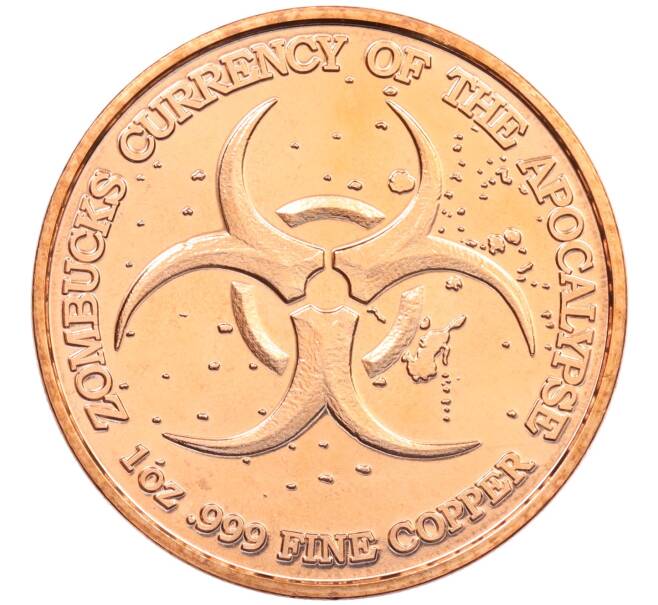 1 унция меди США «Зомби-апокалипсис — Кенгуру» (Артикул: M2-75393) — Фото №2