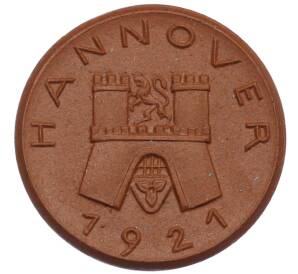 50 пфеннигов 1921 года Германия — город Ганновер (Нотгельд) — Фото №1