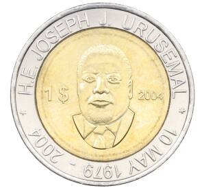 1 доллар 2004 года Микронезия «Джозеф Урусемал» — Фото №1