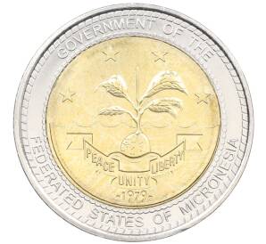 1 доллар 2004 года Микронезия «Джозеф Урусемал» — Фото №2