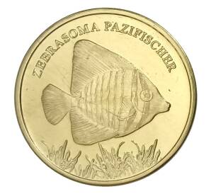 5 рупий 2017 года Провинция Малуку (Индонезия) — Жёлтохвостая зебрасома — Фото №1