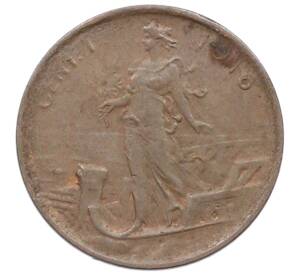 1 чентезимо 1916 года Италия