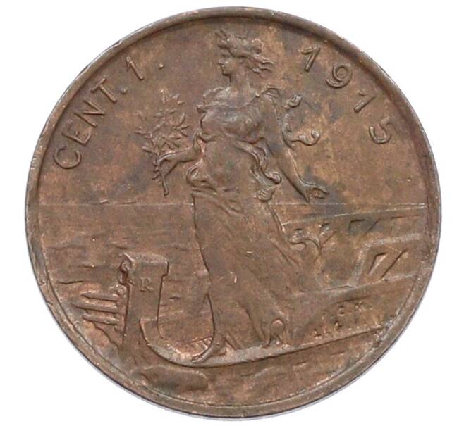 Монета 1 чентезимо 1915 года Италия (Артикул: M2-90783) — Фото №1