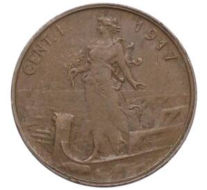 1 чентезимо 1917 года Италия — Фото №1