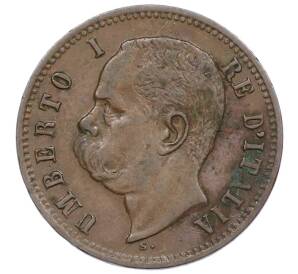 2 чентезимо 1898 года Италия — Фото №2