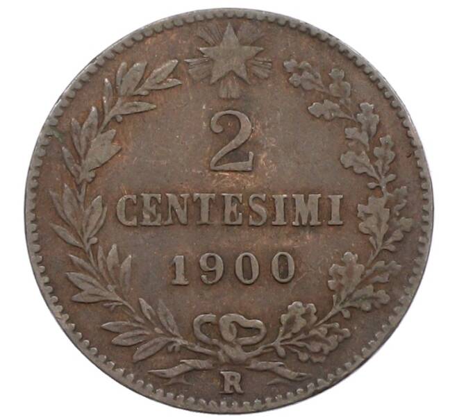 Монета 2 чентезимо 1900 года Италия (Артикул: M2-90796) — Фото №1
