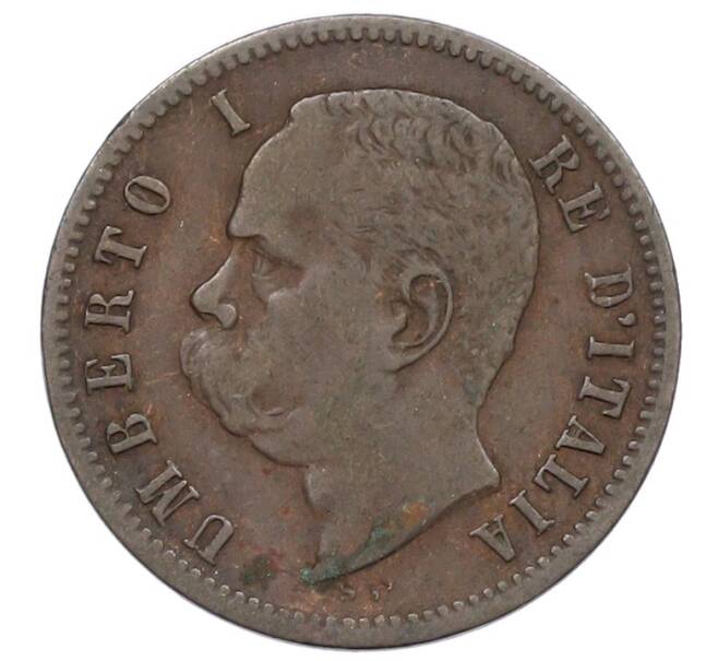 Монета 2 чентезимо 1900 года Италия (Артикул: M2-90796) — Фото №2