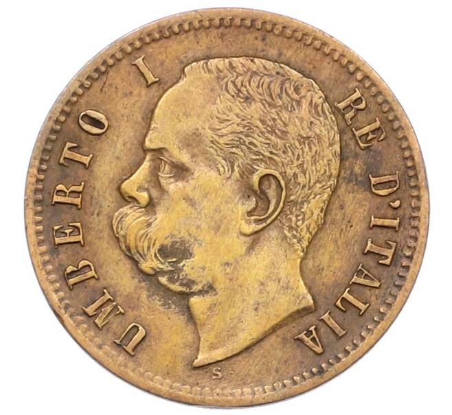 Монета 2 чентезимо 1900 года Италия (Артикул: M2-90800) — Фото №2