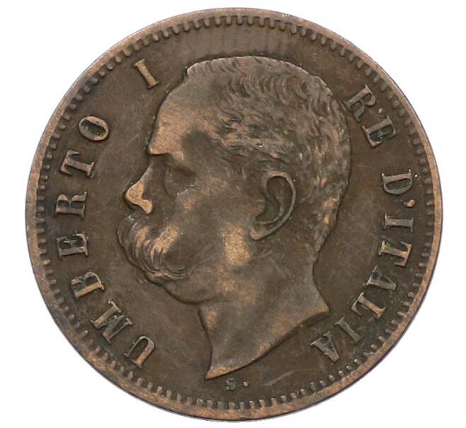 Монета 2 чентезимо 1900 года Италия (Артикул: M2-90801) — Фото №2