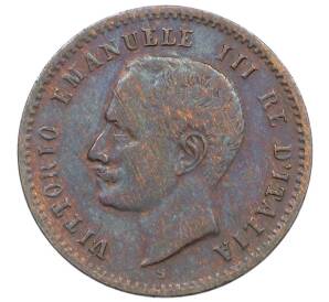 2 чентезимо 1908 года Италия — Фото №2
