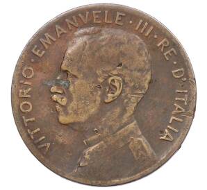 2 чентезимо 1909 года Италия — Фото №2