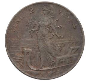 2 чентезимо 1914 года Италия — Фото №1