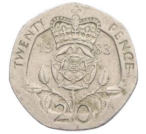 20 пенсов 1983 года Великобритания — Фото №1