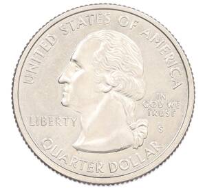 1/4 доллара (25 центов) 2001 года S США «Штаты и территории — Кентукки» — Фото №2