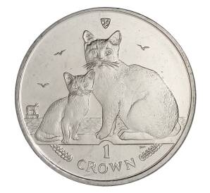 1 крона 2008 года Остров Мэн — Бурмилла — Фото №1