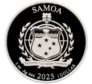 1 доллар 2025 года Самоа «Беркут» — Фото №2