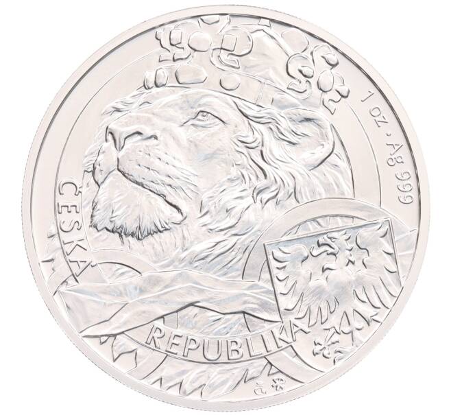Монета 2 доллара 2025 года Ниуэ «Чешский лев» (Артикул: M2-90857) — Фото №1