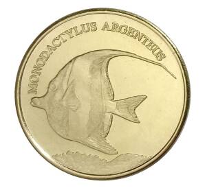 5 рупий 2019 года Провинция Малуку (Индонезия) — Серебряная рыба-ласточка — Фото №1