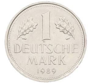 1 марка 1989 года J Западная Германия (ФРГ) — Фото №1