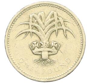 1 фунт 1990 года Великобритания — Фото №1