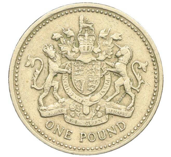 Монета 1 фунт 1983 года Великобритания (Артикул: K12-71706) — Фото №1