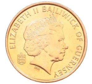 1 пенни 1998 года Гернси — Фото №2