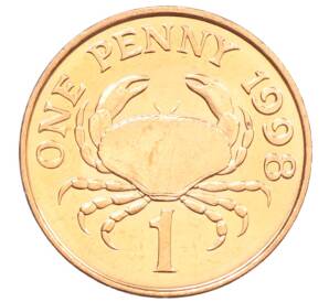 1 пенни 1998 года Гернси — Фото №1