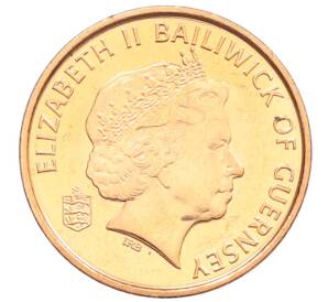 1 пенни 1998 года Гернси — Фото №2