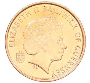 1 пенни 1998 года Гернси — Фото №2