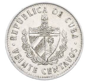 20 сентаво 1980 года Куба — Фото №2
