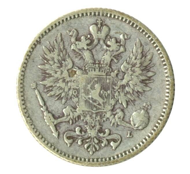 Монета 50 пенни 1893 года L Русская Финляндия (Артикул M1-32083)