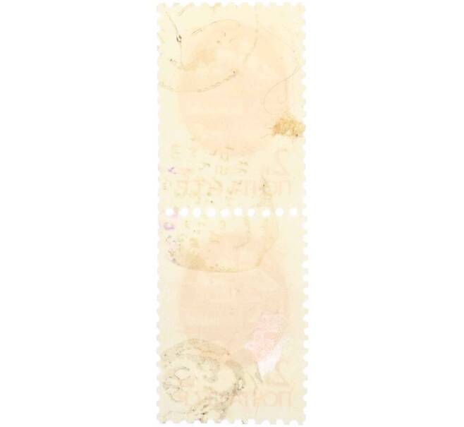 Сцепка из 2 марок 2 копейки 1991 года «Стандартный выпуск — Средства доставки почты XIX века» (Артикул: K10-8731) — Фото №2