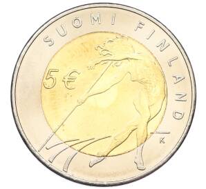5 евро 2005 года Финляндия «X чемпионат мира по лёгкой атлетике» — Фото №2