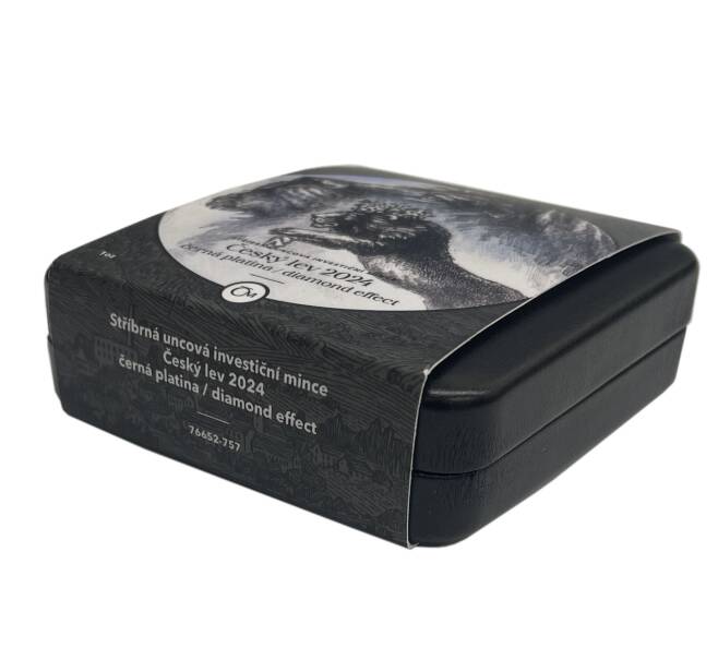 Монета 2 доллара 2024 года Ниуэ «Чешский лев» (Цветная эмаль) (Артикул: M2-90923)