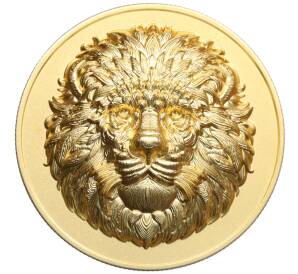 1 доллар 2025 года Фиджи «Лев» (Позолота) — Фото №1