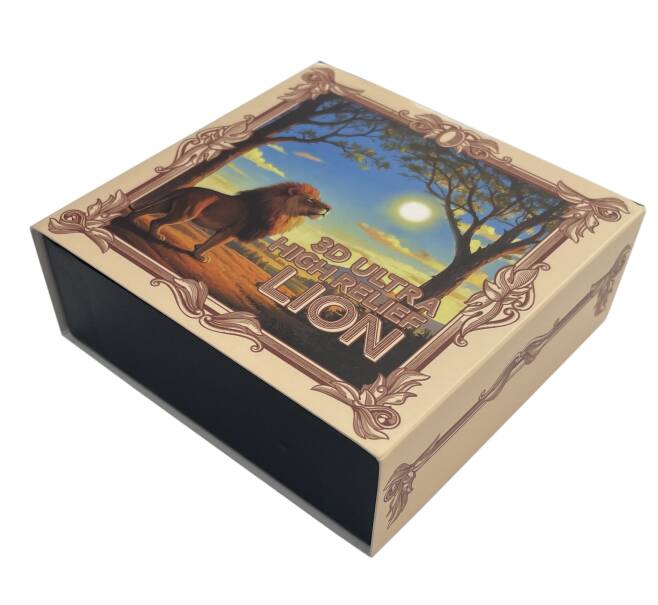 Монета 1 доллар 2025 года Фиджи «Лев» (Позолота) (Артикул: M2-90925)