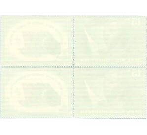 Сцепка из 2 марок 15 копеек 1986 года «День космонавтики — Гагарин» — Фото №2