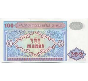 100 манат 1999 года Азербайджан — Фото №2