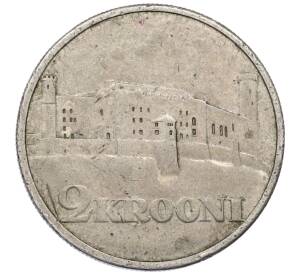 2 кроны 1930 года Эстония «Замок Тоомпеа в Таллине» — Фото №1