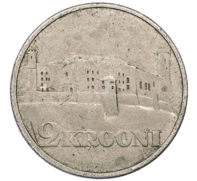 Монета 2 кроны 1930 года Эстония «Замок Тоомпеа в Таллине» (Артикул: K12-71723) — Фото №1