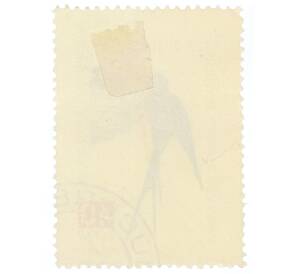 Почтовая марка 40 бани 1959 года Румыния «Амбарная ласточка (Hirundo rustica)»