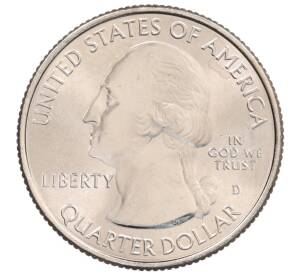 1/4 доллара (25 центов) 2016 года D США «Национальные парки - №34 Национальный парк Теодор-Рузвельт» — Фото №2
