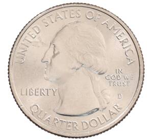 1/4 доллара (25 центов) 2016 года D США «Национальные парки — №35 Национальный парк Форт Молтри» — Фото №2